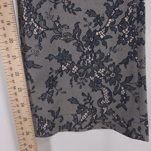 Signé‎ PARIS MADE IN FRANCE 🇫🇷 Floral Lace Pants Trousers Size 40 US 8 - Picture 6 of 12